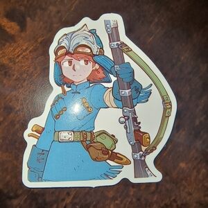 Blue Archer Character Sticker Studio Ghibli